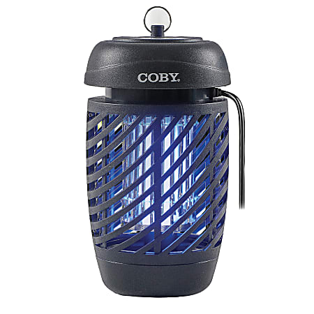 Coby® Indoor/Outdoor 10-Watt Hanging Bug Zapper, Black