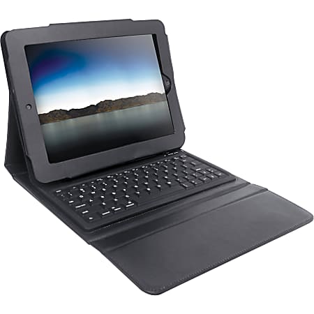 Vivitar® Portfolio With Keyboard For iPad® 2, Black