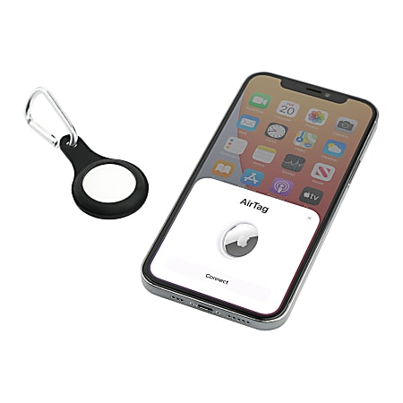Logo Customized Silicone Air Tag Case Cover Keychain Key Ring Clip