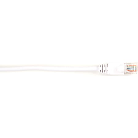 Black Box Connect Cat.6 UTP Patch Network Cable - 10 ft Category 6 Network Cable for Network Device - First End: 1 x RJ-45 Network - Male - Second End: 1 x RJ-45 Network - Male - 1 Gbit/s - Patch Cable - Gold Plated Contact - CM - 26 AWG - White