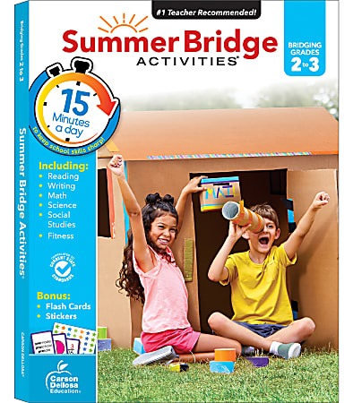 Carson-Dellosa Summer Bridge Activities Workbook, 3rd Edition, Grades 2-3