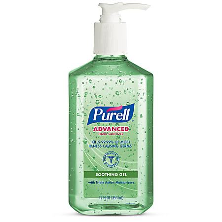 Purell advanced hand sanitizer soothing gel sale