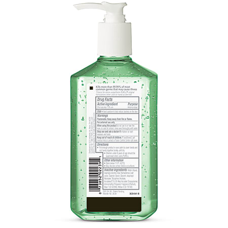PURELL Advanced Hand Sanitizer Soothing Gel Fresh Scent 12 fl oz Pump Bottle Office Depot