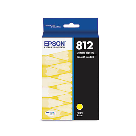 Epson® 812 DuraBrite® Ultra Yellow Ink Cartridge, T812420-S