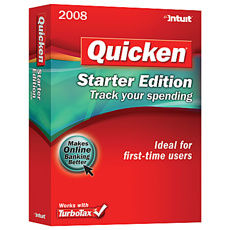 Quicken® Starter Edition 2008, Traditional Disc