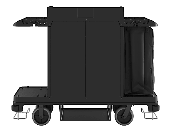 Suncast Commercial Housekeeping Cart Standard 49 34 x 24 Black - Office  Depot