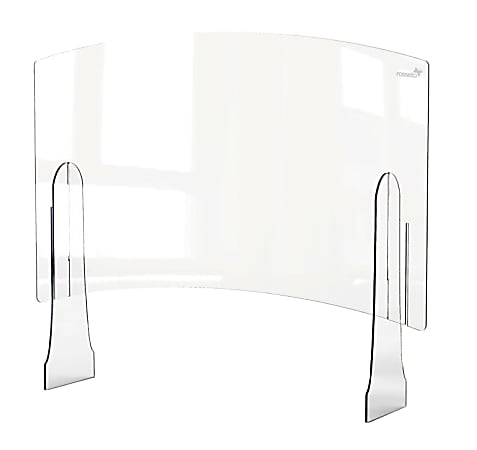 Rosseto Serving Solutions Adjustable Sneeze Guard, 48" x 33-1/2", Clear