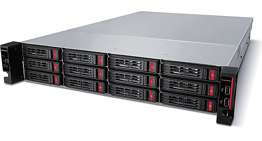 Buffalo TeraStation 51210RH SAN/NAS Storage System - Annapurna Labs Alpine AL-314 1.70 GHz - 12 x HDD Supported - 144 TB Supported HDD Capacity - 12 x HDD Installed - 144 TB Installed HDD Capacity - 8 GB RAM DDR3 SDRAM - Serial ATA/600 Controller