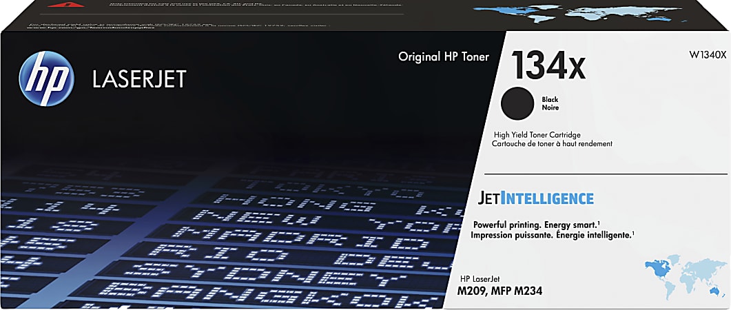 HP 134X, (W1340X) High-Yield Black Original Laser Toner Cartridge