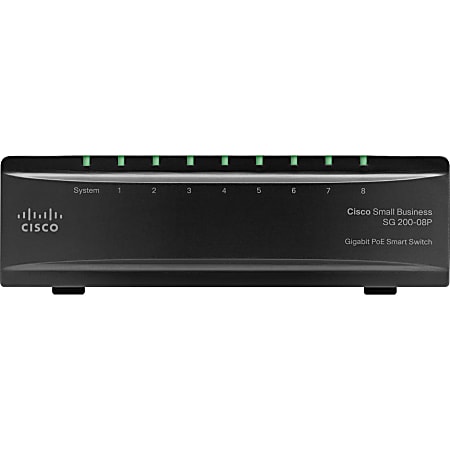 Cisco SLM2008T-NA 8-Port Gigabit Smart Ethernet Switch