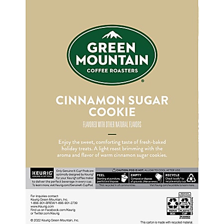 Green mountain cinnamon online sugar cookie k cups
