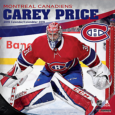 Turner Sports Monthly Wall Calendar 12 x 12 Montreal Candiens Carey ...