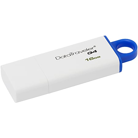 Kingston DataTraveler G4 USB 3.0 Flash Drive 16GB WhiteBlue