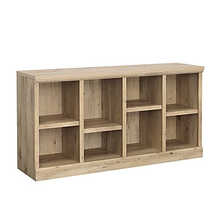 Sauder® Aspen Post TV Console With Open Cubby Storage For 65" TVs, 29-7/8"H x 59-1/8"W x 16-1/8"D, Prime Oak