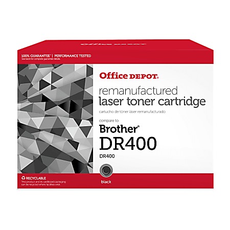 Office Depot® Brand OD400 (Brother DR-400) Remanufactured Black Drum Unit
