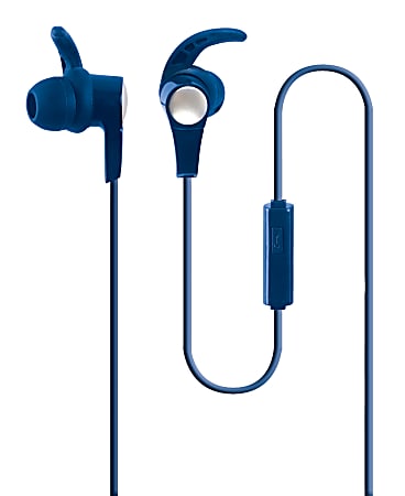 Ativa&trade; Hook Earbuds With Aux Connector, Blue