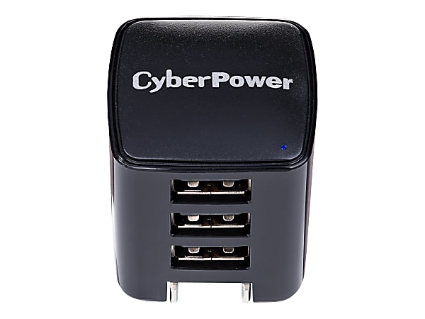 CyberPower TR13U3A - Power adapter - 2.4 A - 3 output connectors (USB) - black