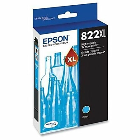 【純正新古品】EPSON ICC54L ICM54L ICY54L お得セット Epson 822XL DuraBrite Cyan High Yield Ink Cartridge T822XL220 S