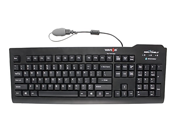 Seal Shield Silver Seal - Keyboard - USB - US - black