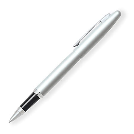 Sheaffer® VFM Rollerball Pen, Medium Point, 0.7 mm, Silver Barrel, Black Ink