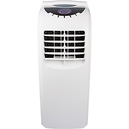 Global Air Portable Air Conditioner - NPA1-08C - Cooler - 2344.57 W Cooling Capacity - 150 Sq. ft. Coverage - Dehumidifier - Washable - Remote Control - White