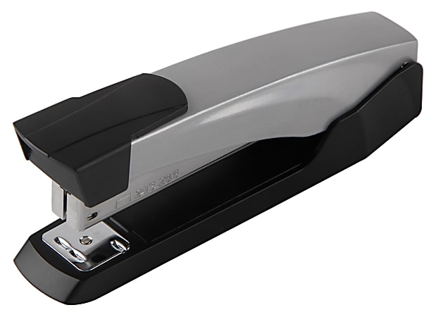 Office Depot® Brand Full-Strip Metal Desktop Stapler, 25 Sheets Capacity, Silver