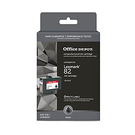 Office Depot® Brand Remanufactured Black Ink Cartridge Replacement For Lexmark™ 82, L82