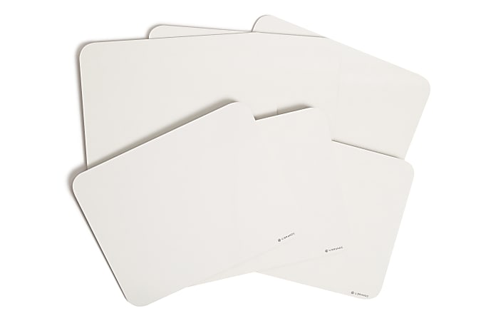 U Brands® Dry-Erase Lap Boards, 9" x 12", White, Set Of 6 Boards