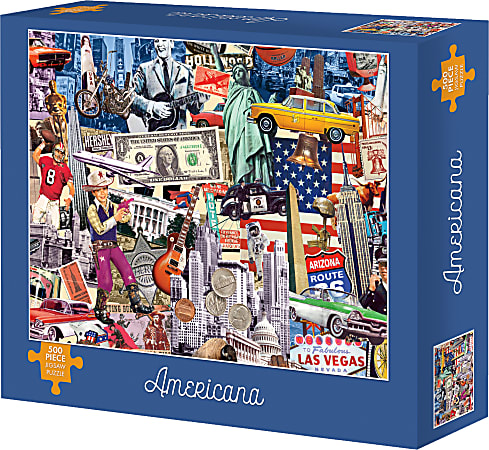 Willow Creek Press 500-Piece Puzzle, Americana
