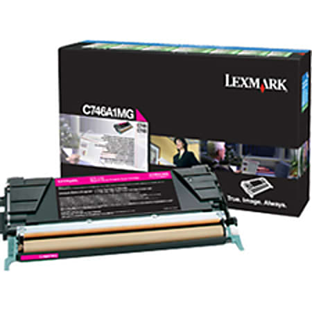 Lexmark Laser Toner Cartridge - Return Program - Magenta - 1 Each - 6000 Pages