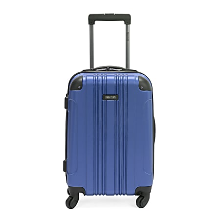 Kenneth Cole ABS Reaction Rolling Out of Bounds Carry-On Hardside Luggage, 21-3/4"H x 14-1/2"W x 8-1/2"D, Blue