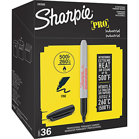 Sharpie Permanent Fine Point Marker Black - Office Depot