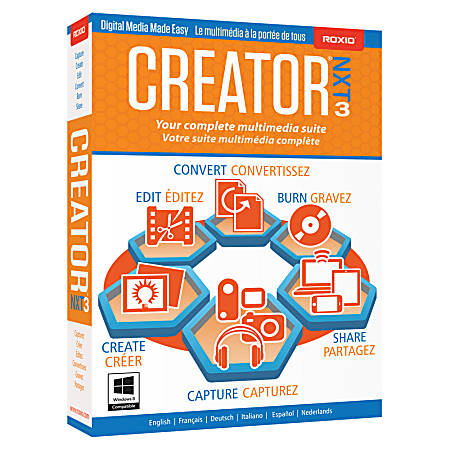 Roxio Creator NXT 3 Pro, Download Version