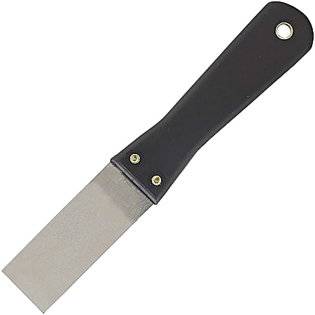 Great Neck Stiff Blade Putty Knife 1.25 Blade Black Plastic Handle