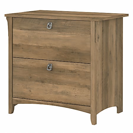Bush Furniture Salinas 20"D 2-Drawer Lateral File Cabinet, Reclaimed Pine, Delivery