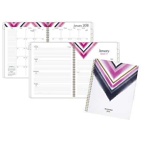 AT-A-GLANCE® Touch? Weekly/Monthly Planner, 8 1/2" x 11", Multicolor, January to December 2018 (1056-905-18)