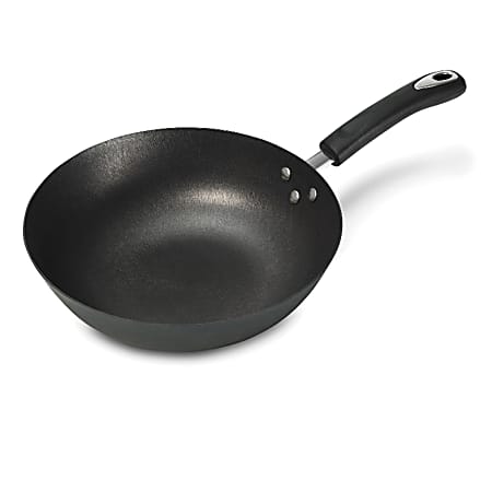 Starfrit® Carbon Steel Nonstick Wok, 12.5-In., Black