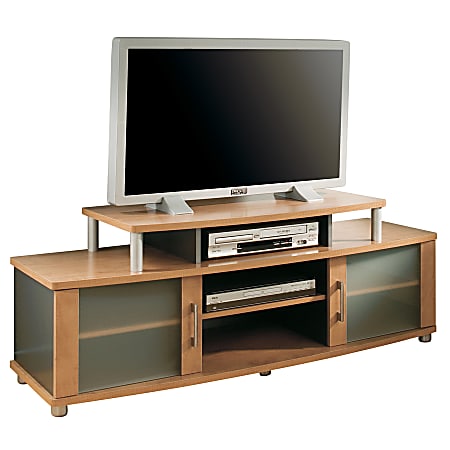 South Shore Furniture City Life TV Stand, 23"H x 60"W x 20"D, Honeydew/Charcoal