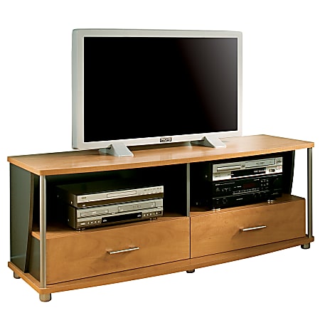South Shore Furniture City Life 50" TV Stand, 22"H x 60"W x 20"D, Honeydew/Charcoal