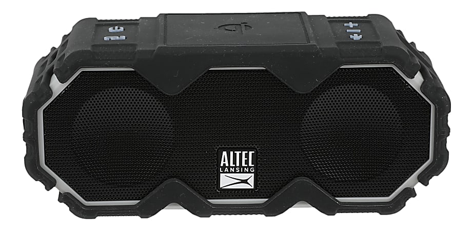 Altec Lansing® Mini LifeJacket Jolt Wireless Speaker, Black/Gray, IMW480-BLKG