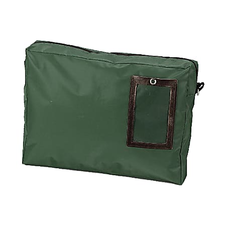 PM SecurIT Reusable Expanding Transit Sack, 14" x 18" x 4", Dark Green