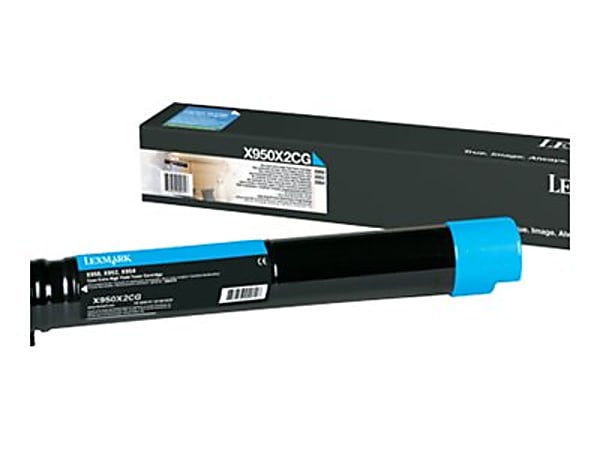 Lexmark™ X950 Cyan High Yield Toner Cartridge