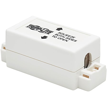 Tripp Lite Cat6 Cat5e 110 Style Punch Down Coupler Unshielded Junction Box - White - ABS Plastic