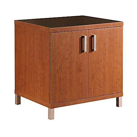 South Shore Furniture U@Work Collection Storage Cabinet, 31"H x 30"W x 24"D, Autumn Cherry