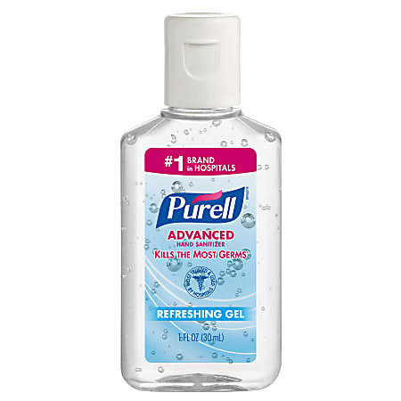 Purell® Advanced Hand Sanitizer Gel, 1 Oz Flip-Cap