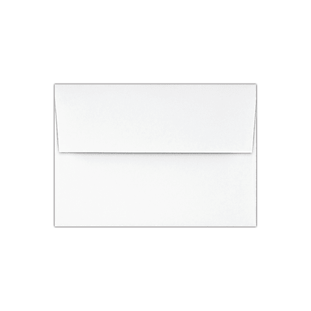 LUX Invitation Envelopes, A1, Peel & Press Closure, White, Pack Of 1,000