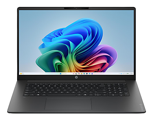 HP OmniBook 3 Copilot+ Laptop PC, 17.3" Screen, Intel® Core™ Ultra 5, 16GB Memory, 512GB Solid State Drive, Windows 11, Total Qty 1