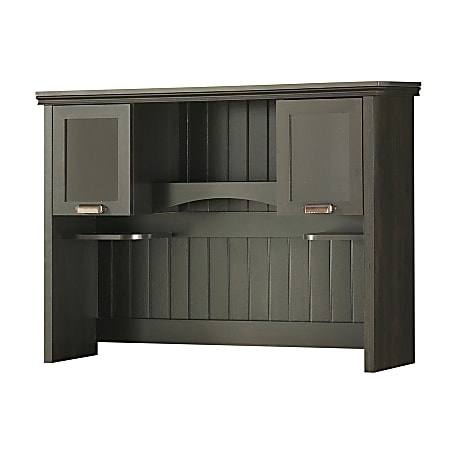 South Shore Furniture Gascony Collection Desk Hutch, 36"H x 49"W x 13"D, Ebony & Spice