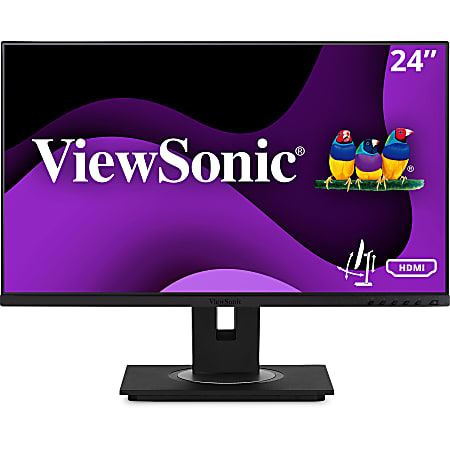 ViewSonic® VG2448a 24" 1080p Ergonomic IPS Monitor