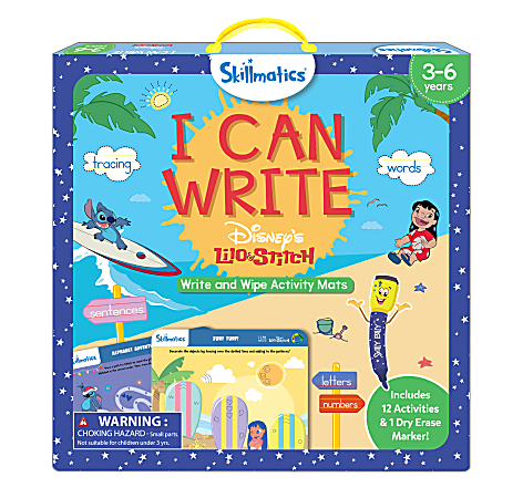 Skillmatics Disney's Lilo &amp; Stitch I Can Write Activity Set